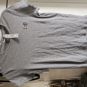 PINK Victoria's Secret Gray Short Sleeve Tee